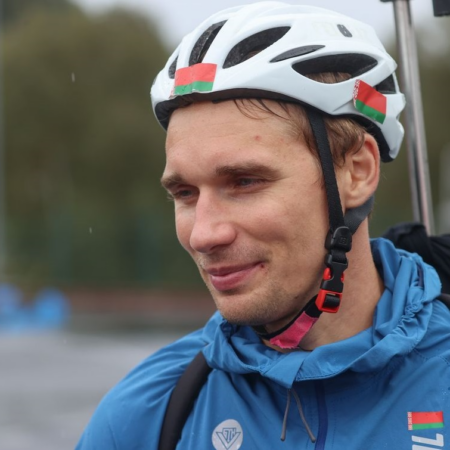 Антон Смольский стал чемпионом Беларуси в спринте на лыжероллерах
