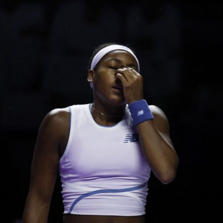 Коко Гауфф проиграла Джессике Пегуле в стартовом матче Итогового турнира WTA