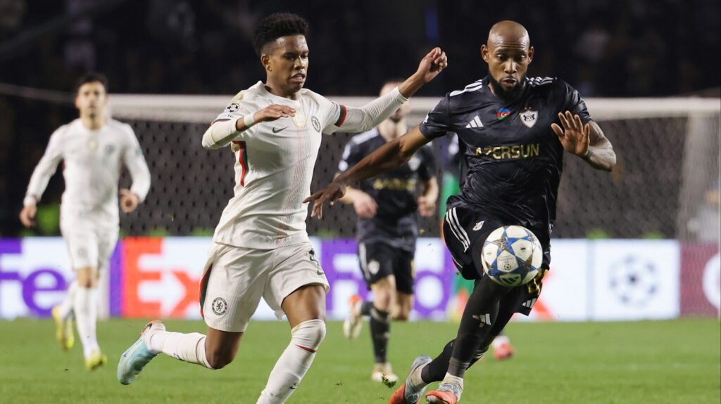 Карабах сыграл вничью с английским Челси в матче Лиги Чемпионов