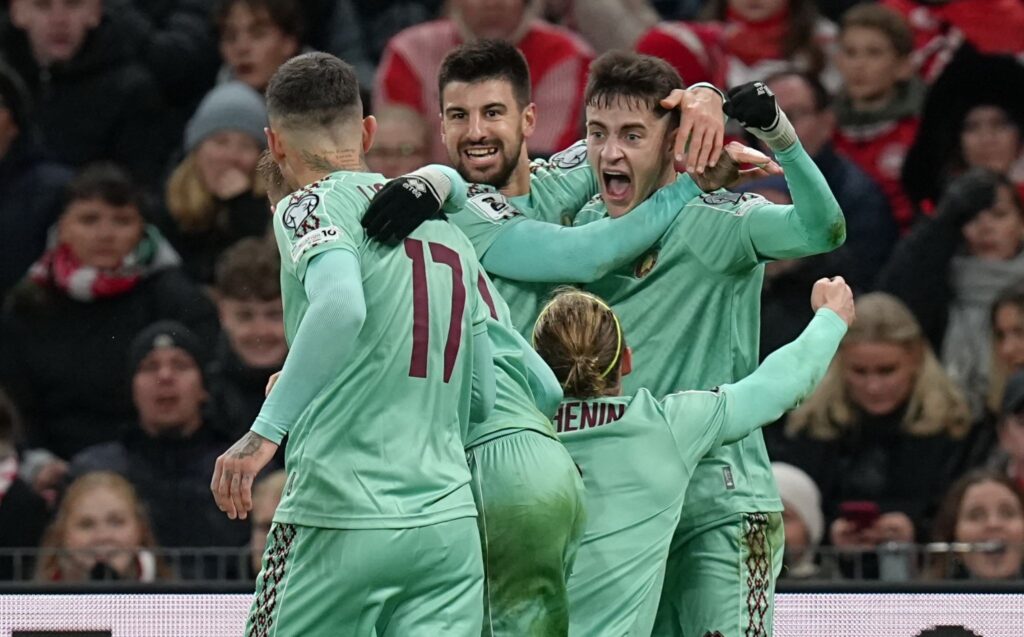 Сборная Беларуси сыграла вничью с Данией и набрала первое очко в отборе к Чемпионат мира-2026