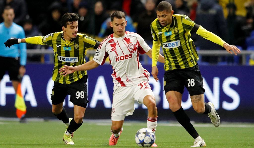 Кайрат с Валерием Громыко уступил Олимпиакосу