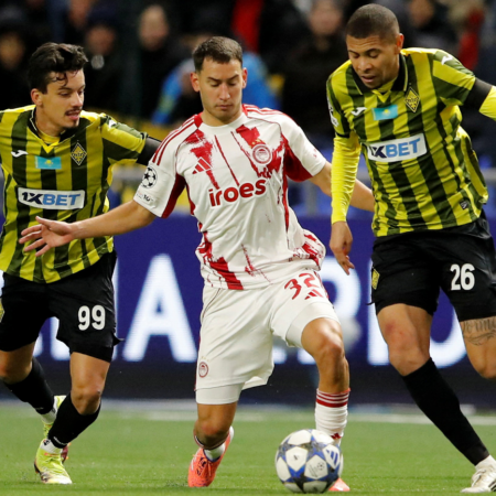 Кайрат с Валерием Громыко уступил Олимпиакосу в Лиге Чемпионов