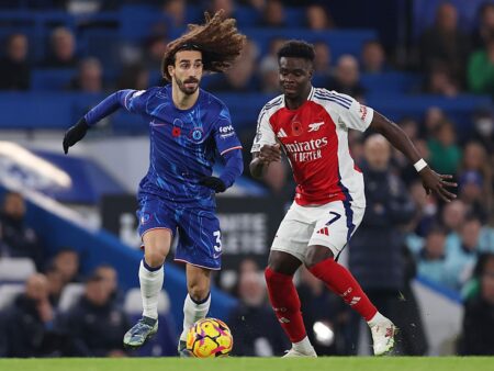 Арсенал и Челси поделили очки в лондонском дерби (1:1)