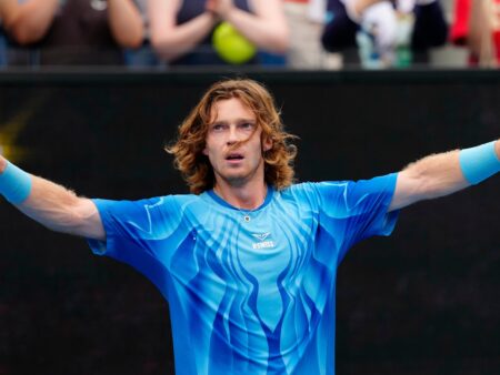 Андрей Рублев победил Маттео Арнальди на старте Australian Open-2026