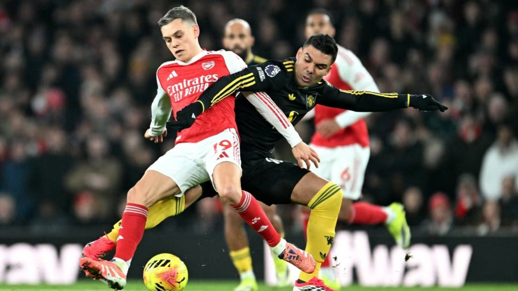 Арсенал проиграл Манчестер Юнайтед в 23-м туре АПЛ