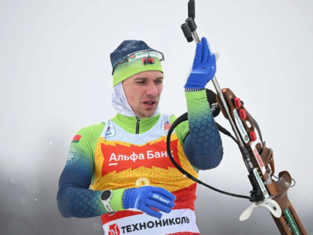 Сборная Беларуси по биатлону завоевала золото на домашнем этапе Кубка Содружества