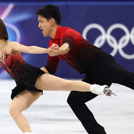 Рику Миура и Рюичи Кихара победили в короткой программе пар в командном турнире на ОИ-2026