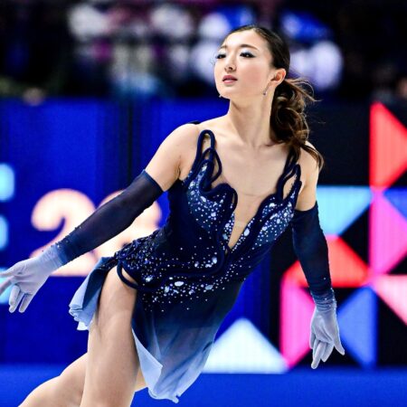 Каори Сакамото выиграла короткую программу на Чемпионате мира в Праге