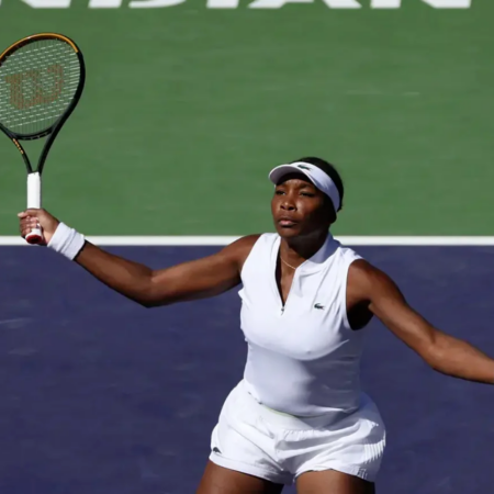 45-летняя Винус Уильямс уступила в первом круге «тысячника» в Индиан-Уэллсе