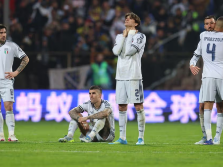 Сборная Италии сенсационно пролетела мимо Чемпионата мира по футболу-2026 