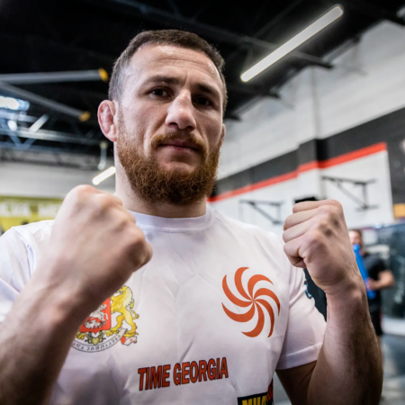 Мераб Двалишвили сломал нос, бойцу может потребоваться операция