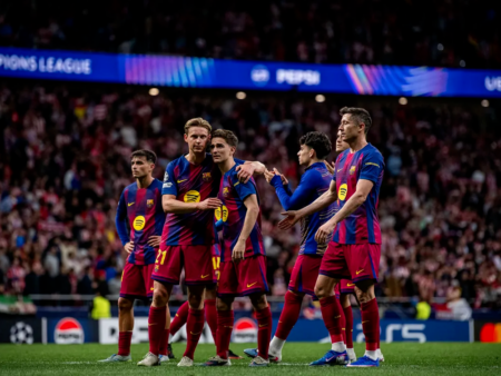 Барселона вылетела из Лиги Чемпионов