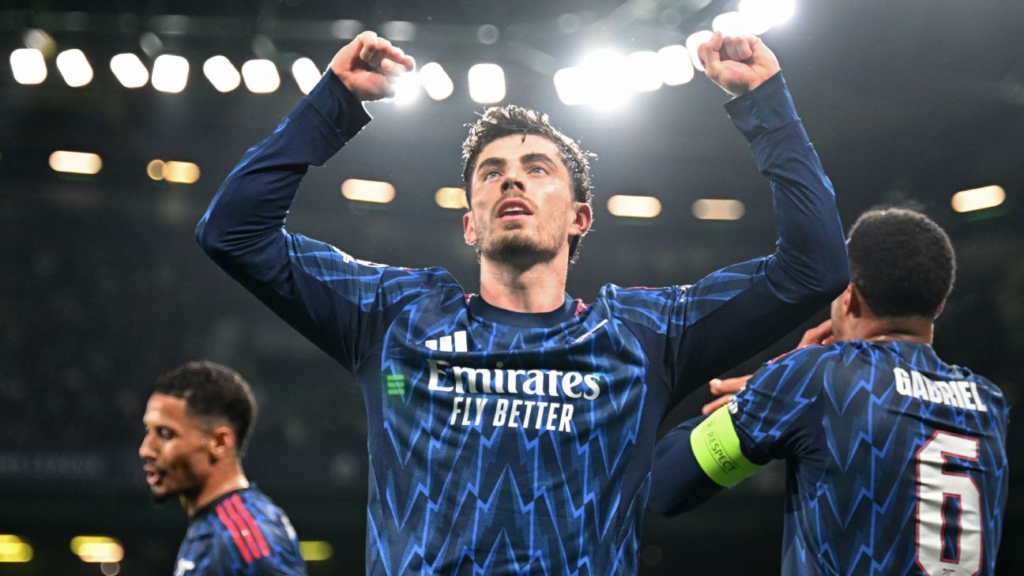 Гол Хавертца принес Арсеналу победу над Спортингом в первом матче 1/4 финала Лиги Чемпионов 2025/26